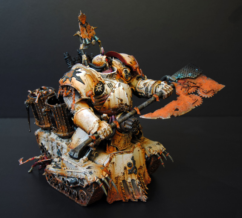 Illustration for article titled Light-up Warhamer 40k tabletop cathedral